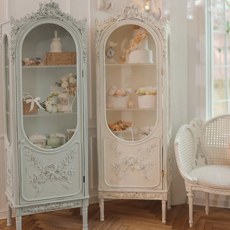 Miniento 1/6 scale carved glass cabinet Dollhouse Furnitures