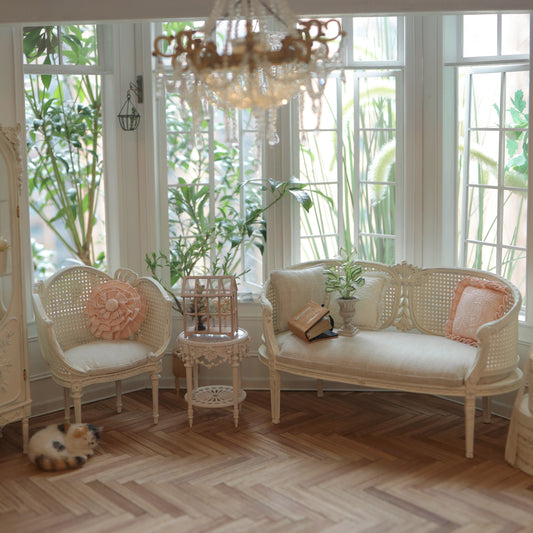 Miniento 1/6 scale rattan furniture series Dollhouse Furnitures