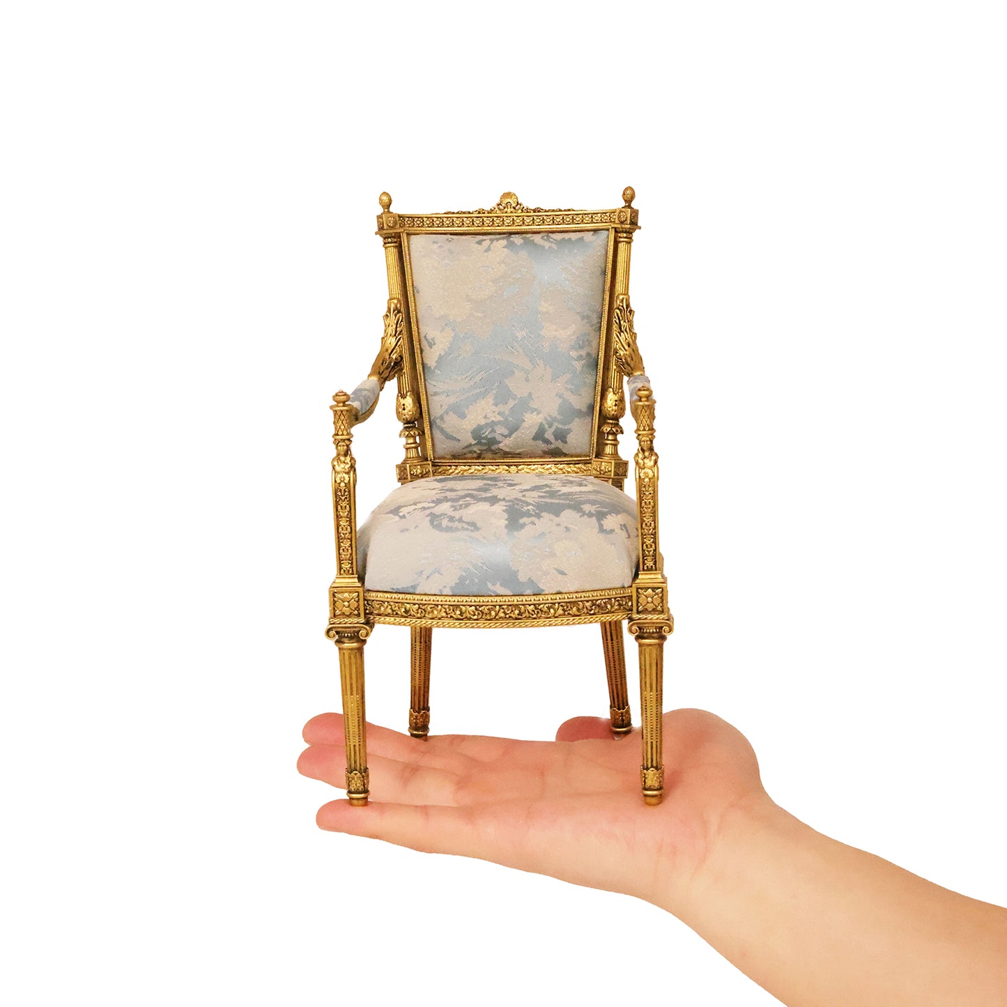 DIY 1/6 Scale European-Style Armchair Miniature Furniture Dollhouse